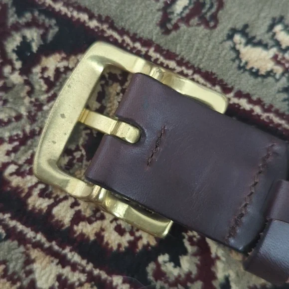 Coach Brown Belt with Gold Buckle - Picture 7 of 7